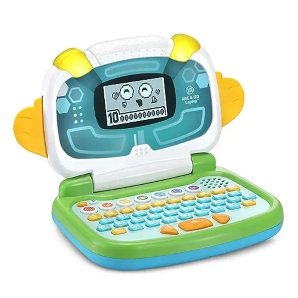 LeapFrog ABC y 123 Laptop para preescolares de 3 a 7 años, color verde