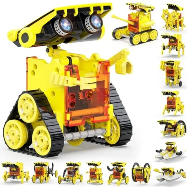 Kit de robot solar STEM 30 en 1, 243 piezas, kit educativo de experimentos de ciencia de construcción para niños de 8 a 12 años, regalos de cumpleaños para niños de 8, 9, 10, 11, 12, 13 años