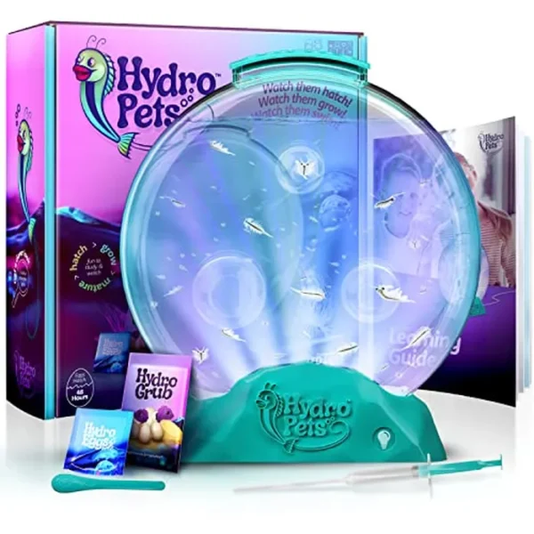 Kit de hábitat de mascotas marinas vivas, tanque iluminado - Kits de experimentos científicos - Juguetes educativos STEM para niños y niñas de 6, 7, 8, 9, 10 a 12 años de edad, regalos de