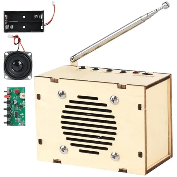 Kits de ciencia para niños de 8 a 12 años de 12 a 14 años, kits STEM para niños de 8 a 10 años, juguetes STEM, construye tu propio kit de radio FM, proyectos de circuitos electrónicos de bricolaje,