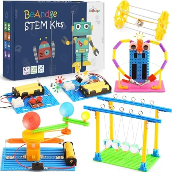 Kits de ciencia STEM para niños de 8 a 12 años, actividades para niños, kit de construcción de robots, 6-8 proyectos de ingeniería para niñas, juguetes STEM, juguetes de aprendizaje educativo de