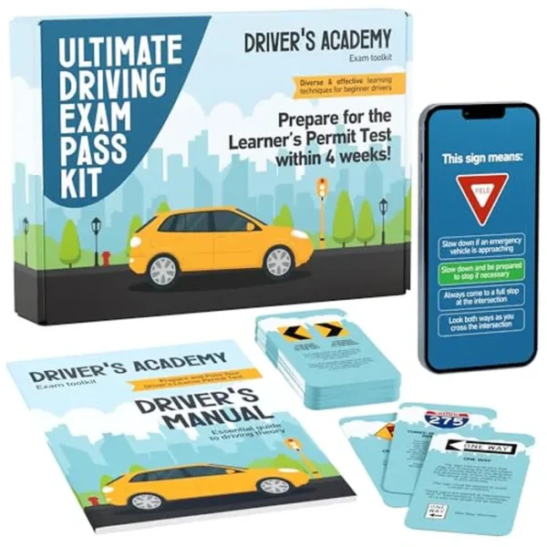 Kit de pase de examen de conducción, regalo para adolescentes y niñas de 15 a 18 años