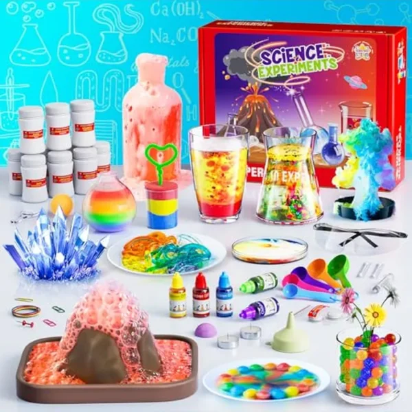 Más de 70 kits de ciencia de experimentos de laboratorio para niños, proyectos STEM, juguetes científicos educativos para niños de 4, 5, 6, 7, 8, 9, 10, 12 años, regalos de cumpleaños de Navidad para
