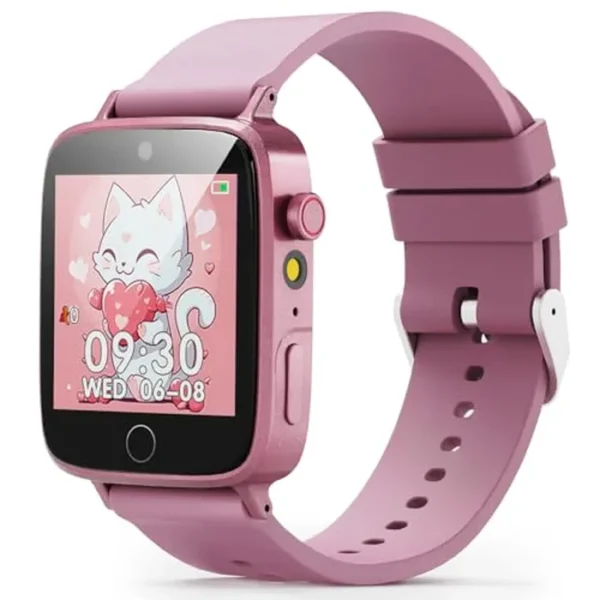 Relojes para niñas de 4 a 12 años, reloj inteligente ZUODUN para niños con cámara, 26 juegos de rompecabezas, reloj despertador, podómetro, audiolibros, tarjeta de aprendizaje, reloj para