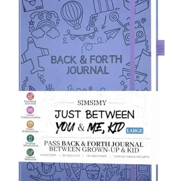 Just Between You and Me Kid Journal - Un diario de ida y vuelta para adultos y niños, padres e hijos para fortalecer el vínculo, construir comunicación y compartir recuerdos, instrucciones de