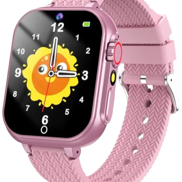 Reloj inteligente para niños con 32 juegos, pantalla táctil, despertador, calendario, cámara, reproductor de música, visualización de tiempo, grabación de video y audio, regalos de cumpleaños